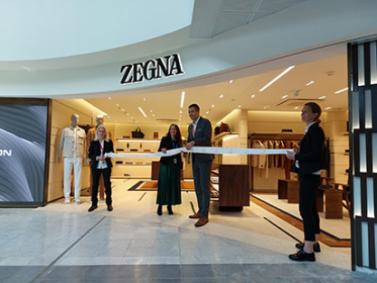 Inauguration de la boutique ZEGNA du terminal 1