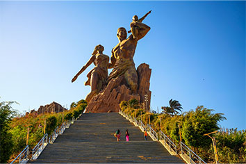 Dakar Monument renaissance Statue