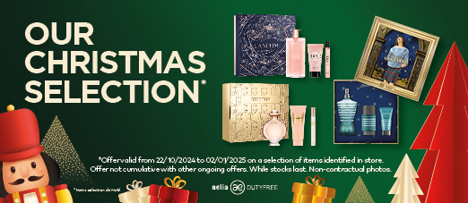 Offre coffrets de Noël Aelia Duty Free