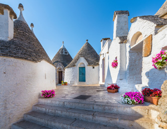 Bari- village typique de la région des Pouilles