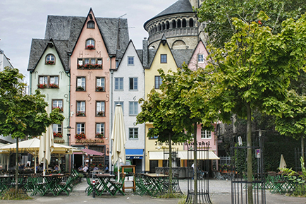 Square typique de Cologne