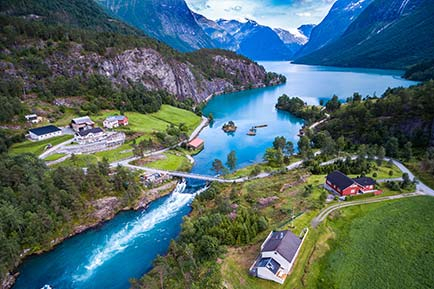 Paysage Stavanger en Norvège