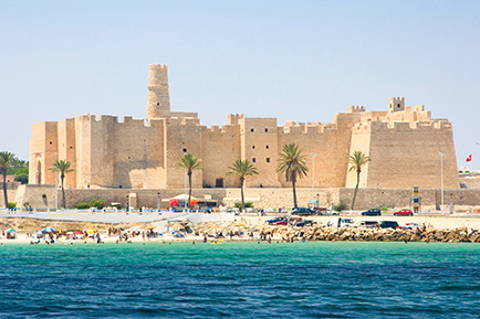 Monastir vue de la plage